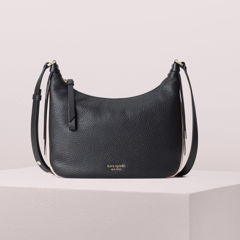 NWT black and pink Kate Spade Medium Crossbody dust bag included.